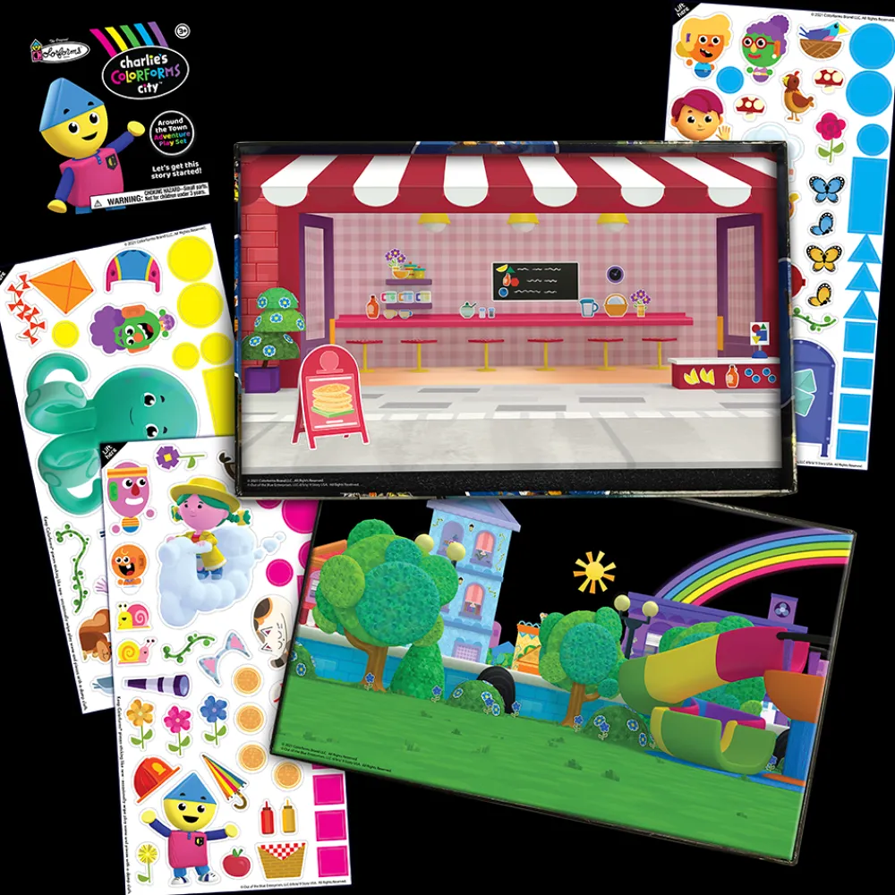 colorforms Picture Playset - Charlie'S ® City< Crafts And Activities
