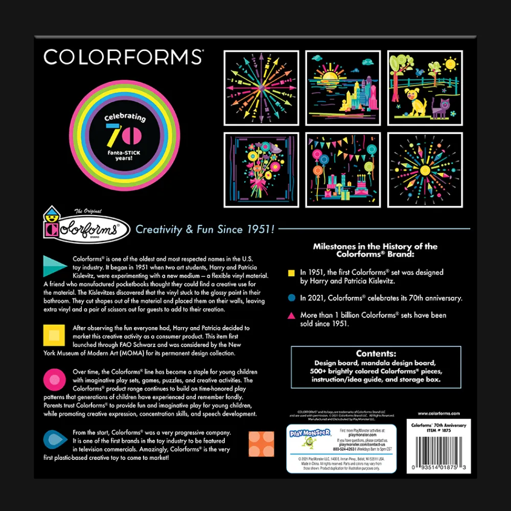 colorforms ® 70Th Anniversary Boxed Set< Crafts And Activities
