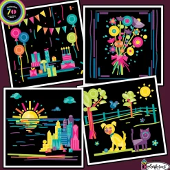 colorforms ® 70Th Anniversary Boxed Set< Crafts And Activities