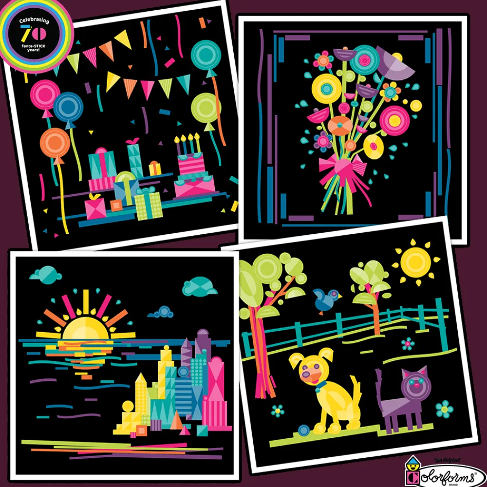 colorforms ® 70Th Anniversary Boxed Set< Crafts And Activities