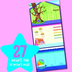 ann-williams Craft-Tastic® Jr Enchanted Sticker Playhouse< Crafts And Activities