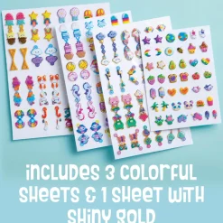 ann-williams Craft-Tastic® Puffy Stick-On Earings< Crafts And Activities