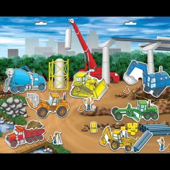 playmonster Create A Scene™ Magnetic Construction Site™< Pretend Play