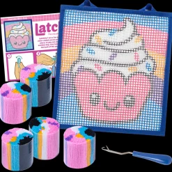 latchkits ® Cupcake Latch Hook Kit< Crafts And Activities