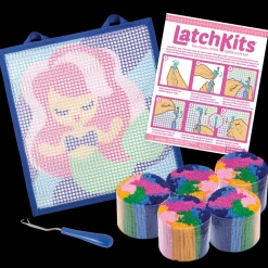 latchkits ™ Mermaid Latch Hook Kit< Crafts And Activities