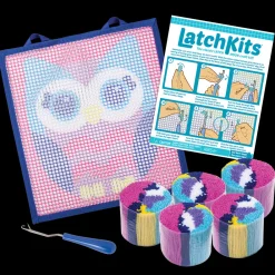 latchkits ™ Owl Latch Hook Kit< Crafts And Activities