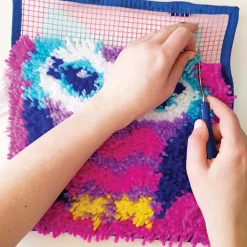 latchkits ™ Owl Latch Hook Kit< Crafts And Activities