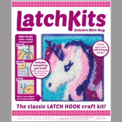 latchkits ™ Unicorn Latch Hook Kit< Crafts And Activities