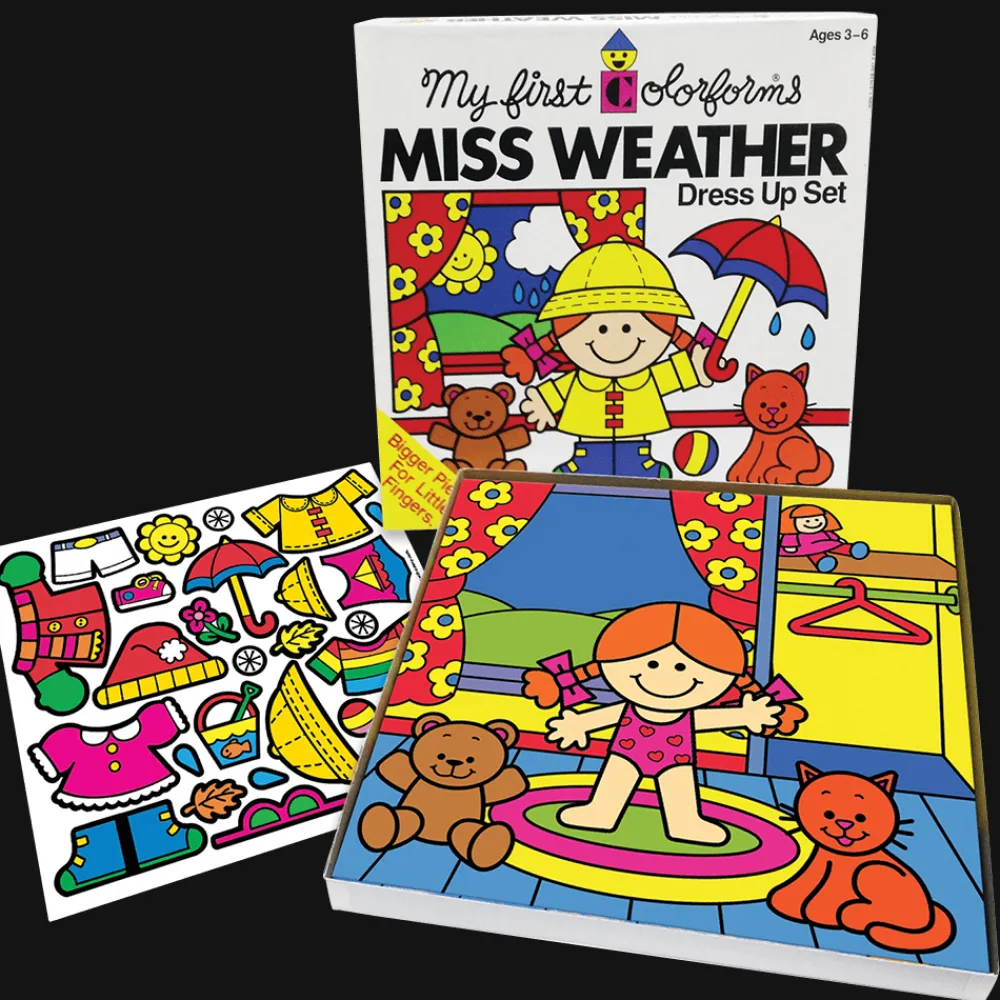 colorforms My First ® Miss Weather Dress Up Set< Crafts And Activities