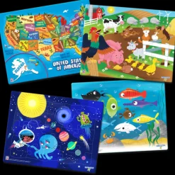 playmonster 4-Pack Puzzles Colors< Puzzles