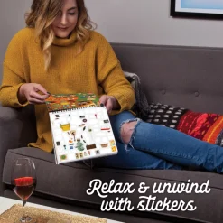 ann-williams Sticker & Chill® Retro< Crafts And Activities