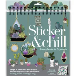 ann-williams Sticker & Chill® Succulents & Crystals< Crafts And Activities