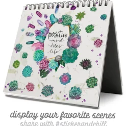 ann-williams Sticker & Chill® Succulents & Crystals< Crafts And Activities