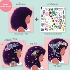 ann-williams Sticker & Chill® Succulents & Crystals< Crafts And Activities